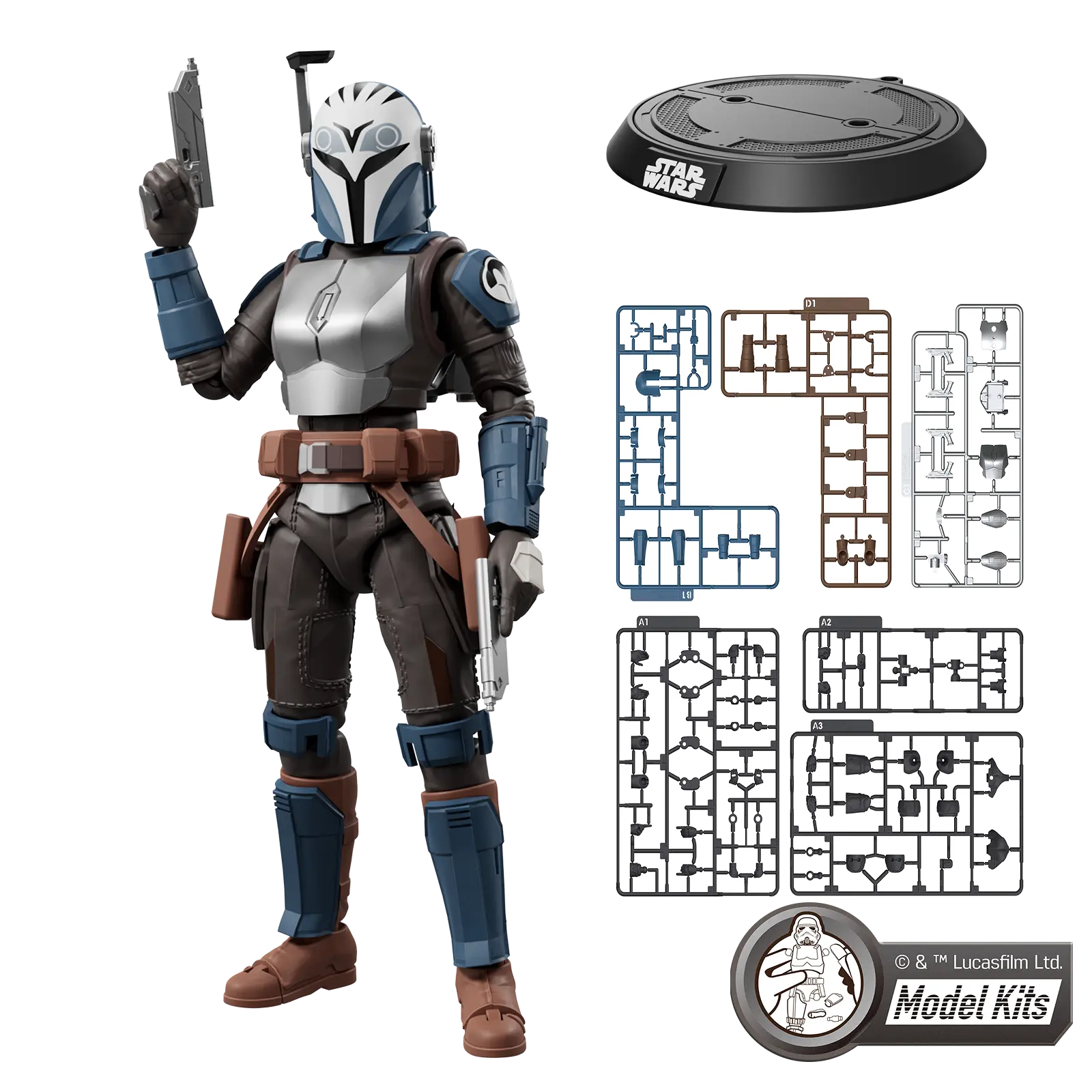 Star Wars: The Mandalorian™ Champion Class 06 Bo-Katan Kryze™ Model Kits | Blokees