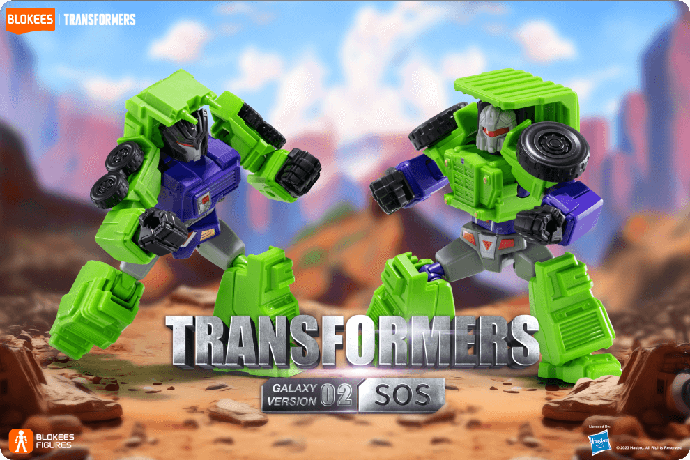 Blokees Transformers Galaxy SOS AD Long Haul Actions