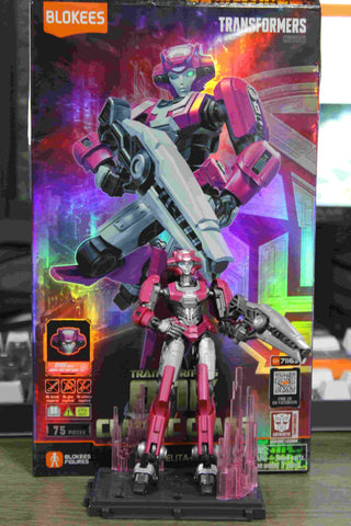 sell hasbro  licensed ariel power mentioned head  cybertron decepticon character  Elite one counterpart of optimus prime