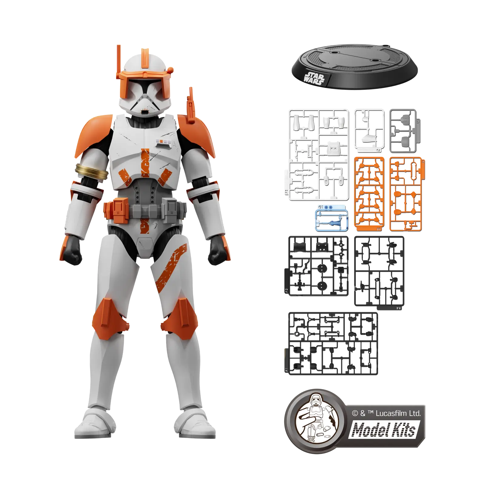 STAR WARS: ATTACK OF THE CLONES™ CHAMPION CLASS 10 CLONE COMMANDER CODY™ | BLOKEES Blokees