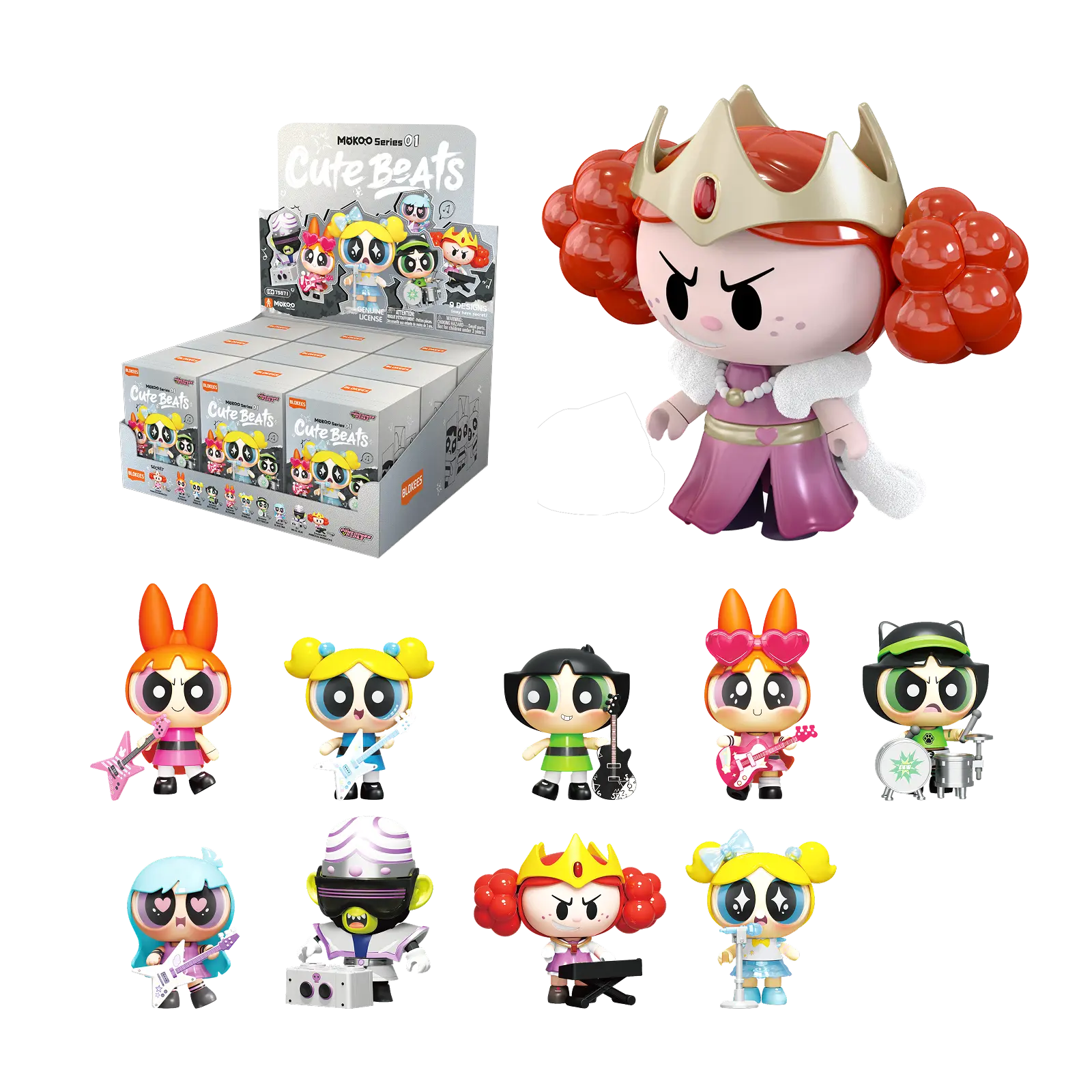 Blokees The Powerpuff Girls MOKOO Series 01 Cute Beats