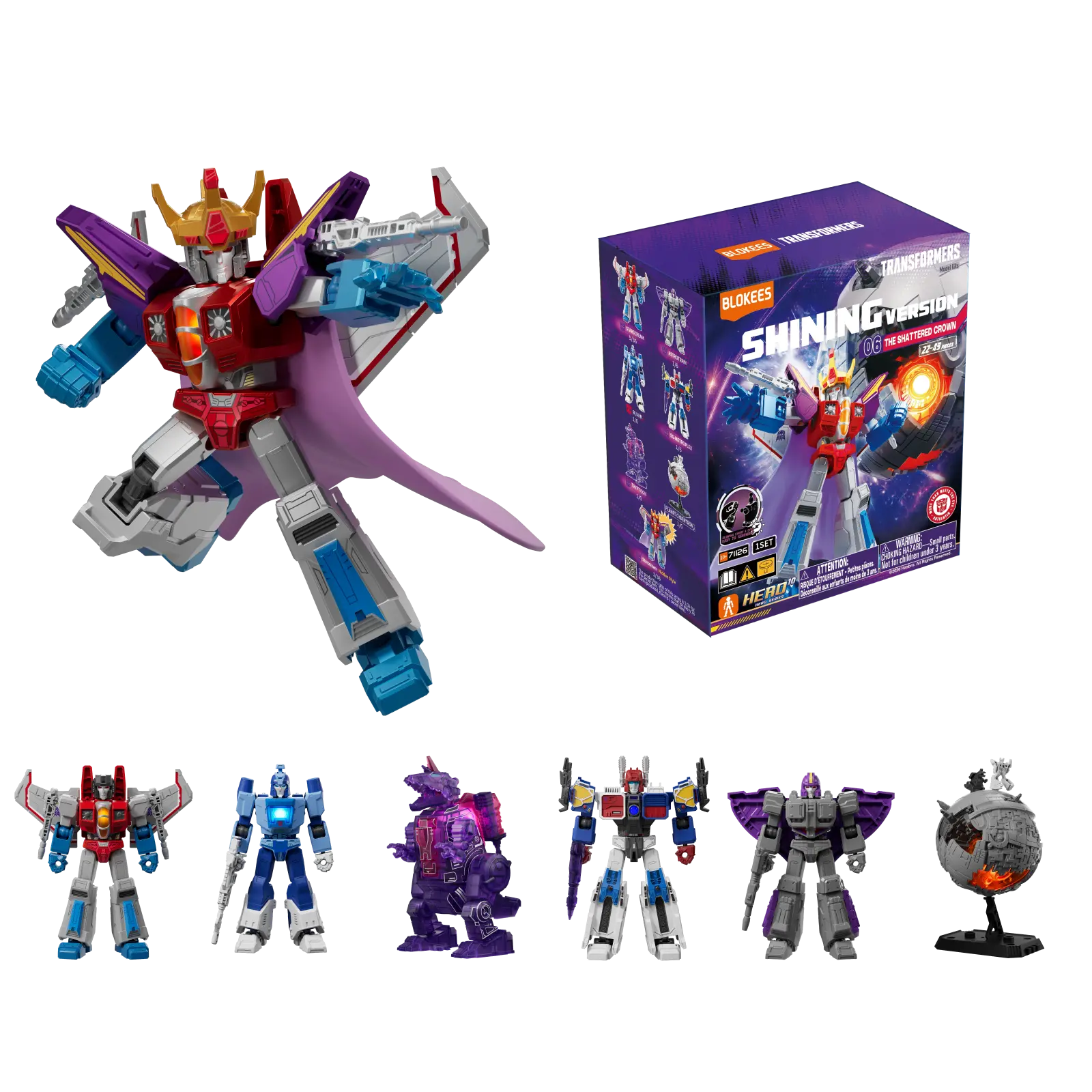 Blokees Transformers Shining Version 06 The Shattered Crown Blokees