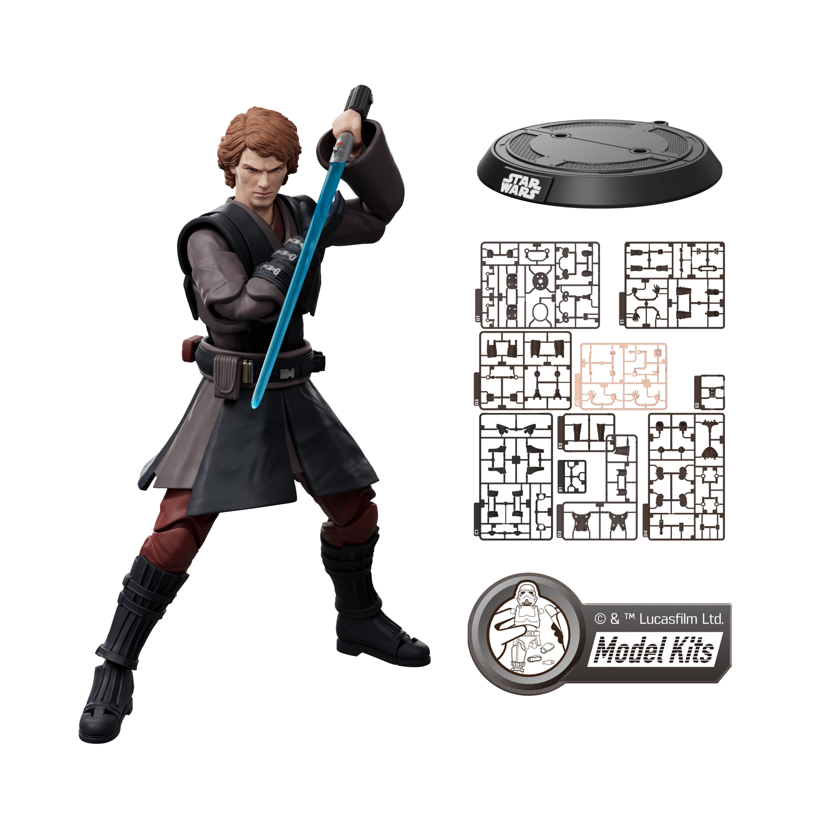 STAR WARS: REVENGE OF THE SITH™ CHAMPION CLASS 08 ANAKIN SKYWALKER™ MODEL KITS | BLOKEES