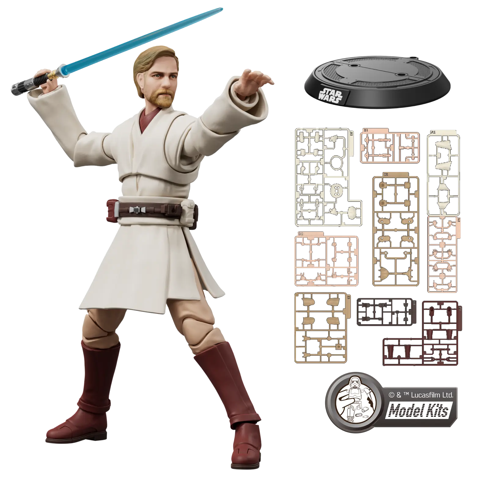 STAR WARS: REVENGE OF THE SITH™ CHAMPION CLASS 09 OBI-WAN KENOBI™ MODEL KITS | BLOKEES