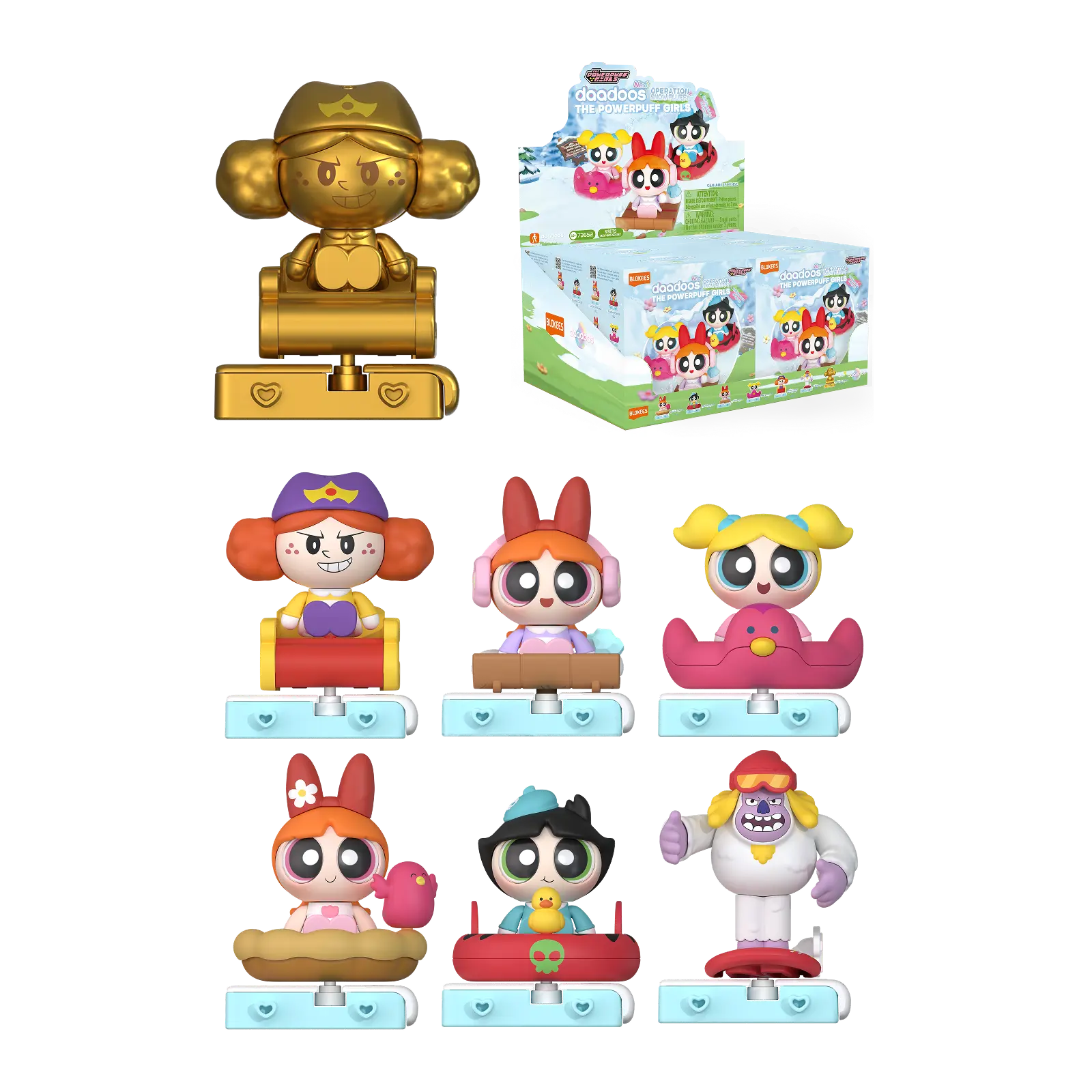 Blokees The Powerpuff Girls daadoos Nest Series 01 Operation Snow Fluffy