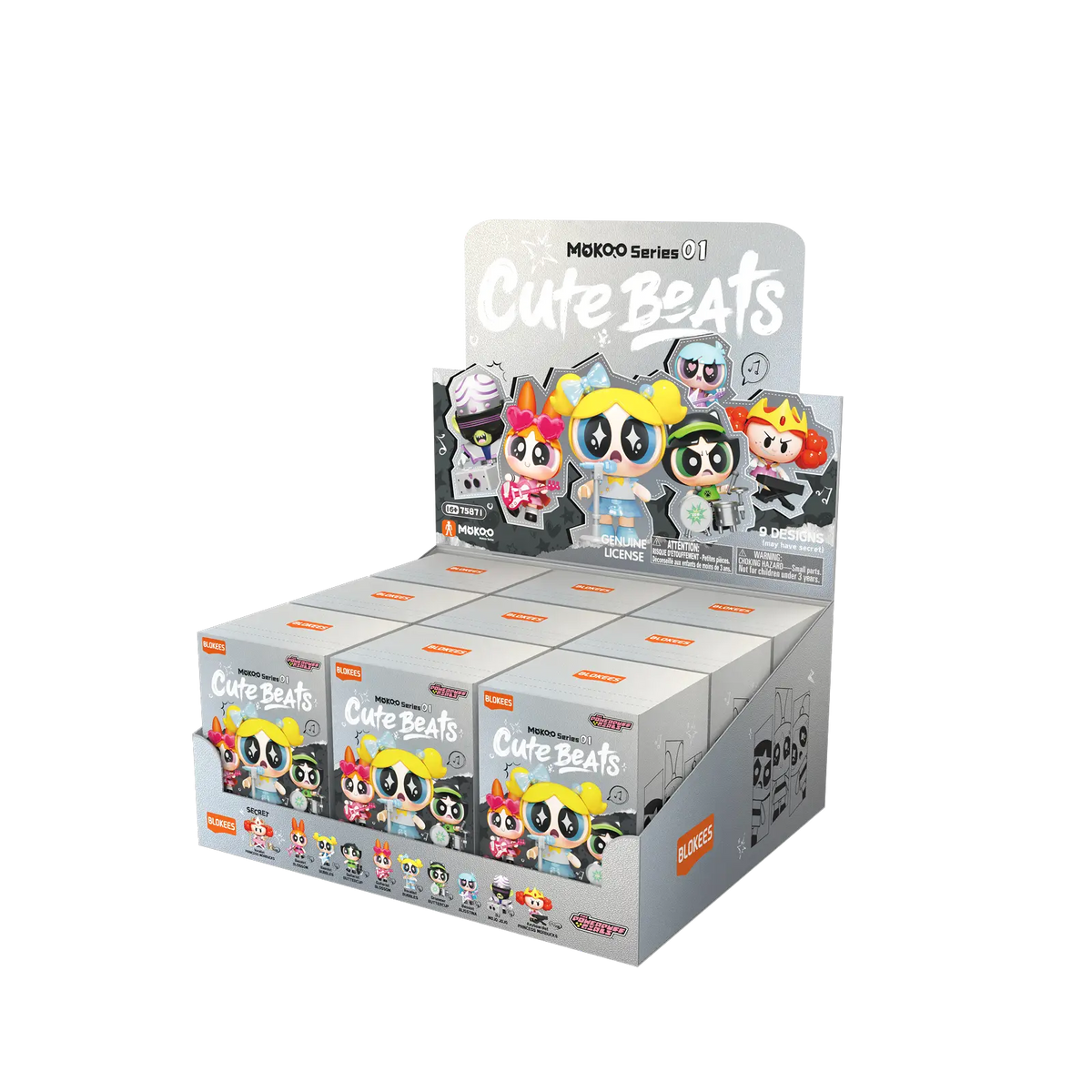 Blokees The Powerpuff Girls MOKOO Series 01 Cute Beats Figure