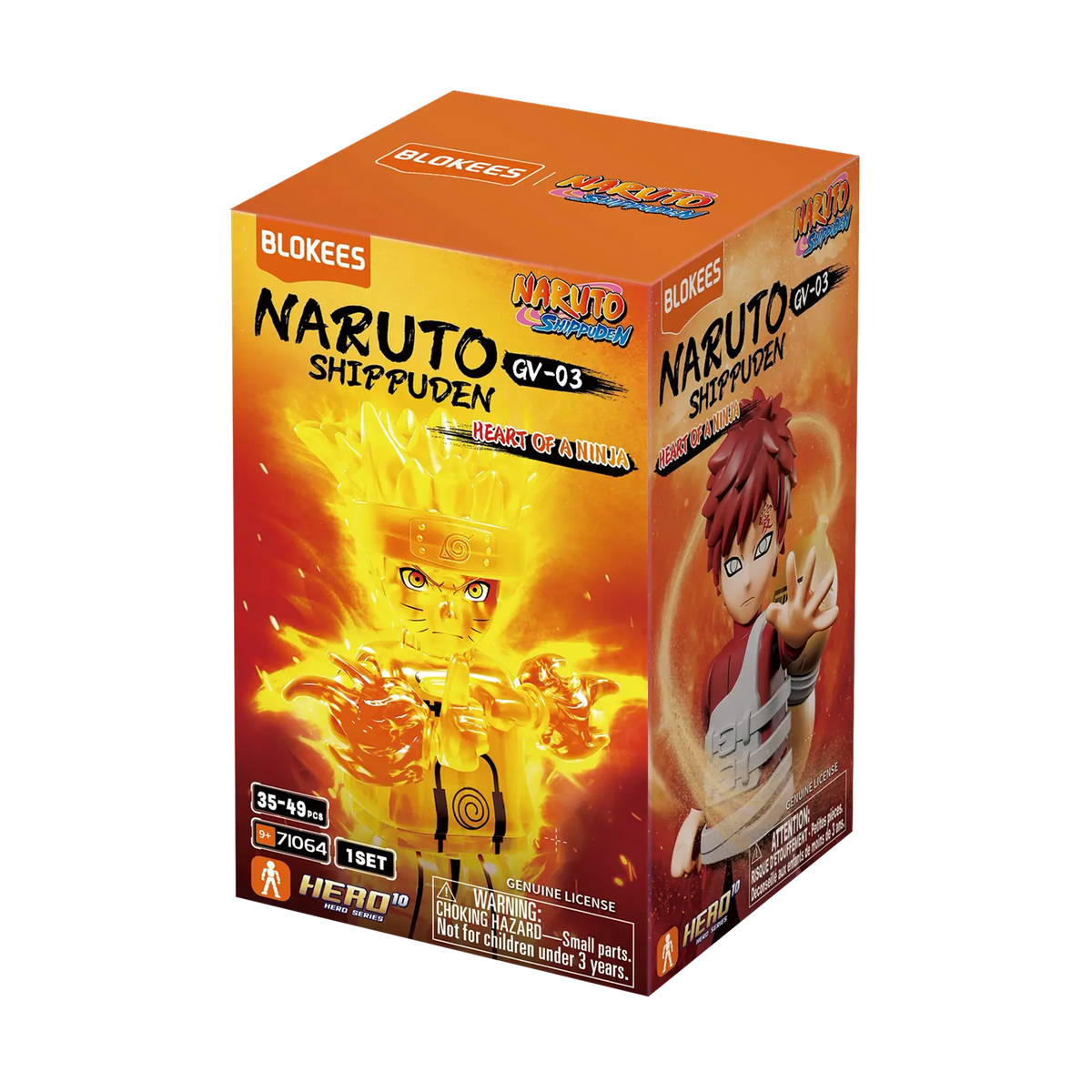 NARUTO SHIPPUDEN GV03 Heart of a Ninja | Blokees